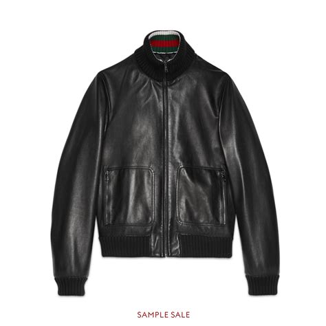 gucci original leather jacket.